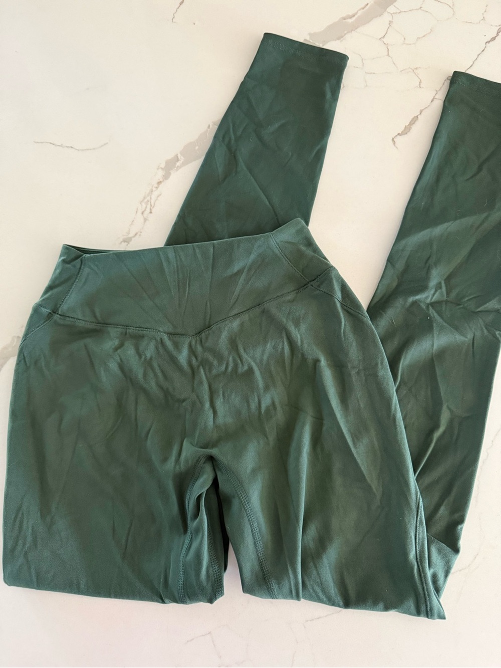 Alphalete Forest Green High-Waist Leggings - Picture 2 of 3